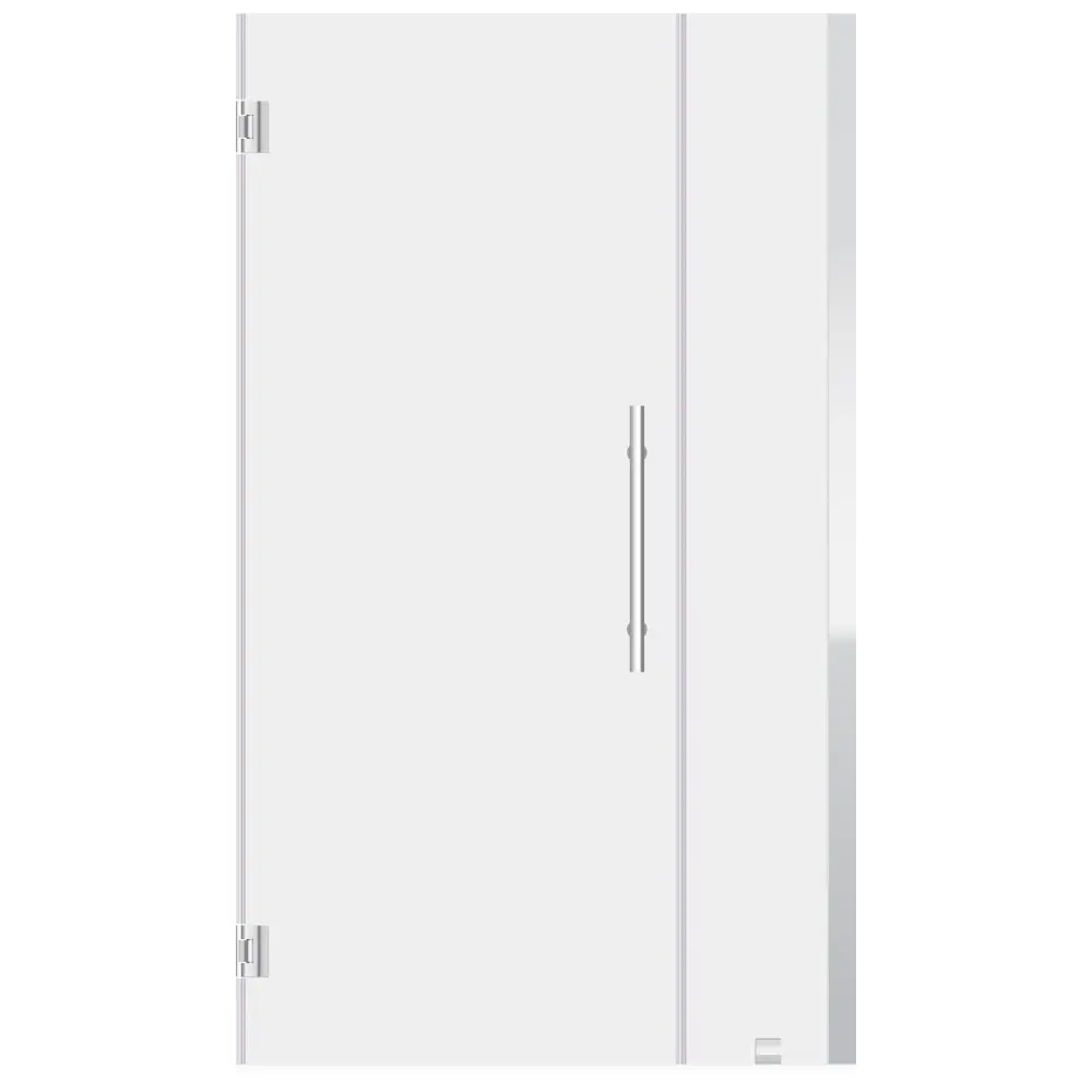 52-53 W x 72 H Swing-Out Shower Door ULTRA-E Shiny metal