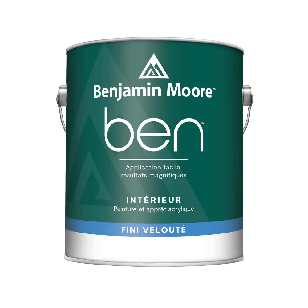 Ben Interior Paint and Primer Eggshell Ivory, 3.79 L