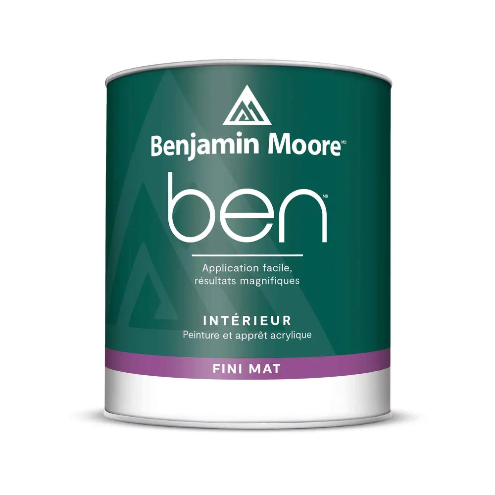 Ben Interior Paint and Primer Non-glossy Base 3, 946 ml
