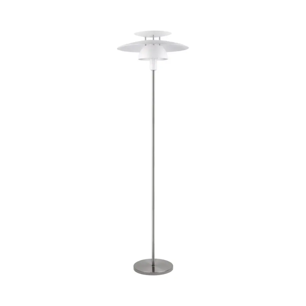 Brenda Floor Lamp Brushed Nickel