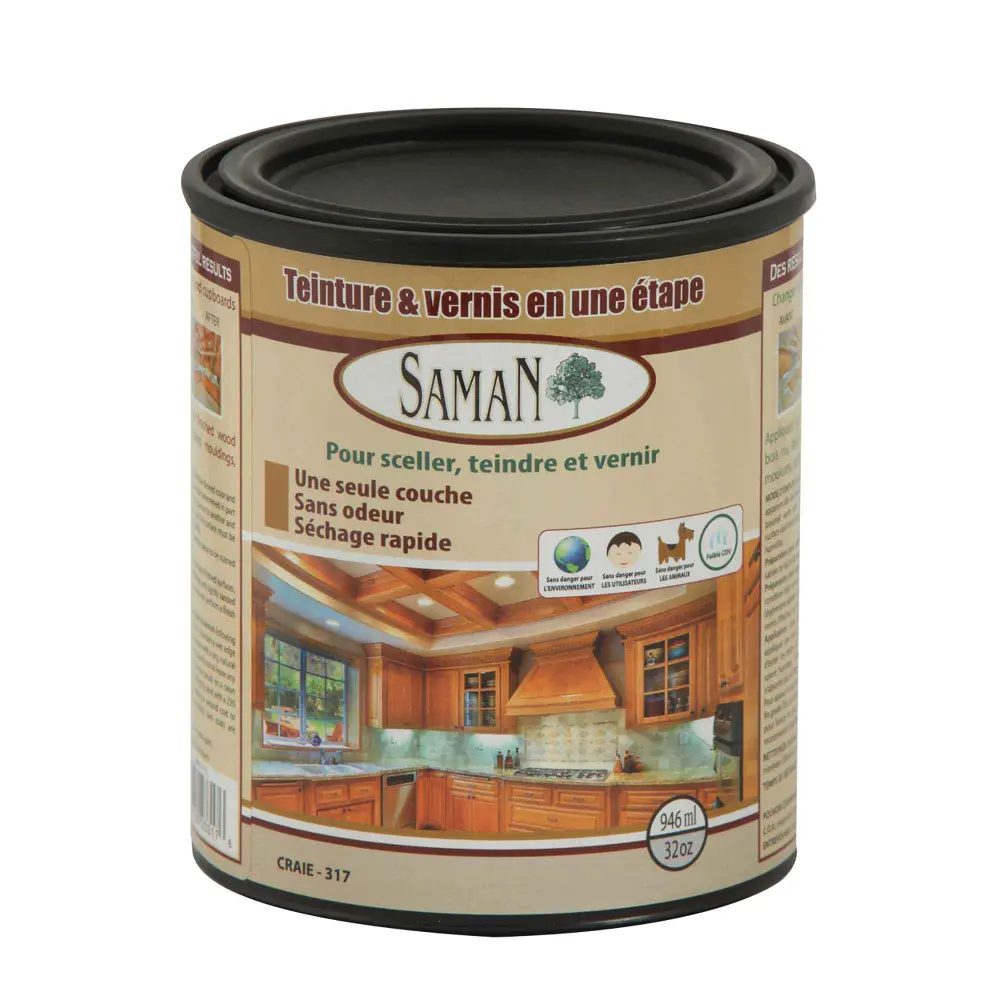 Chalk One Step Wood Stain and Varnish, 946 ml