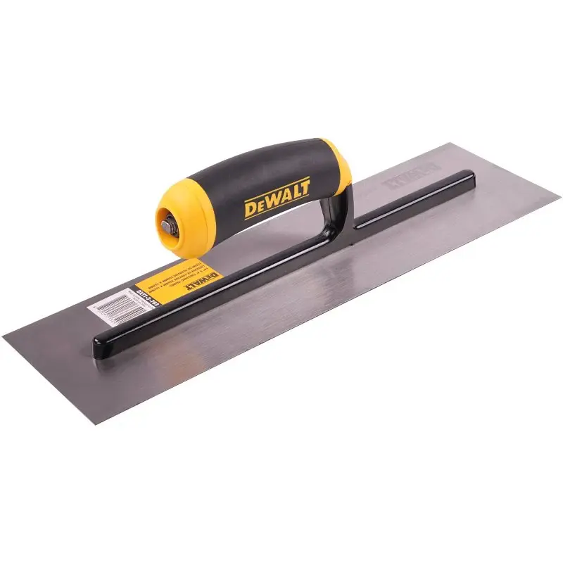 DEWALT DXTT-3-703 Finishing Trowel, 14 L Blade, 4 W Blade, Composite Steel Blade, Square End, Soft Grip Handle