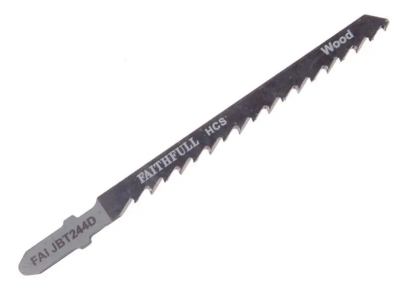 Faithfull Wood Jigsaw Blades Pack 5 T244D