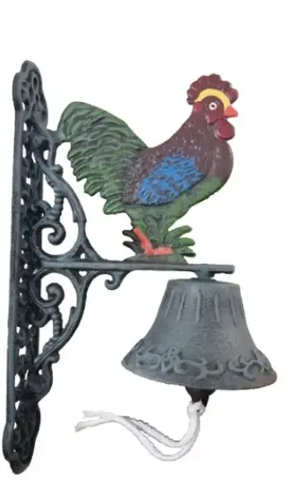Multi-Function 5 Inch Rooster Door Bell