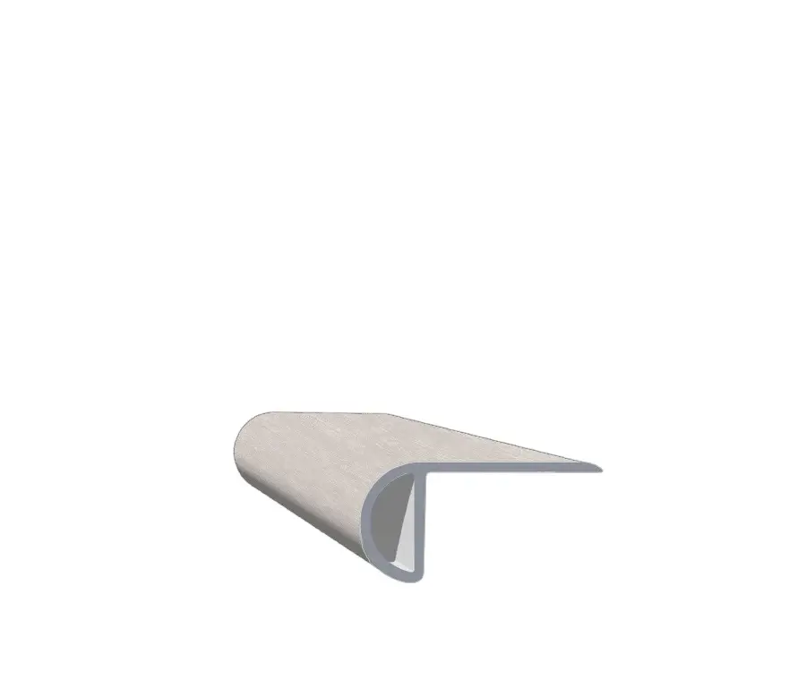 Nantasket 1.03 . Chunky x 2.23 . Width x 94 . Length Vinyl Overlap Stair Nose Molding