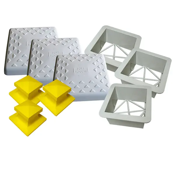 Set 3, 15" Top-tier Base Covers Ground Mounts and Plugs