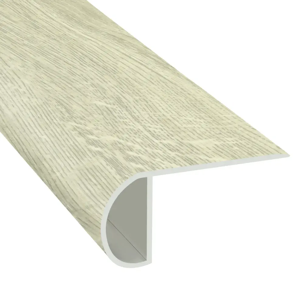 Tahitian Sand 1.03 . Chunky x 2.23 . Width x 94 . Length Vinyl Overlap Stair Nose Molding