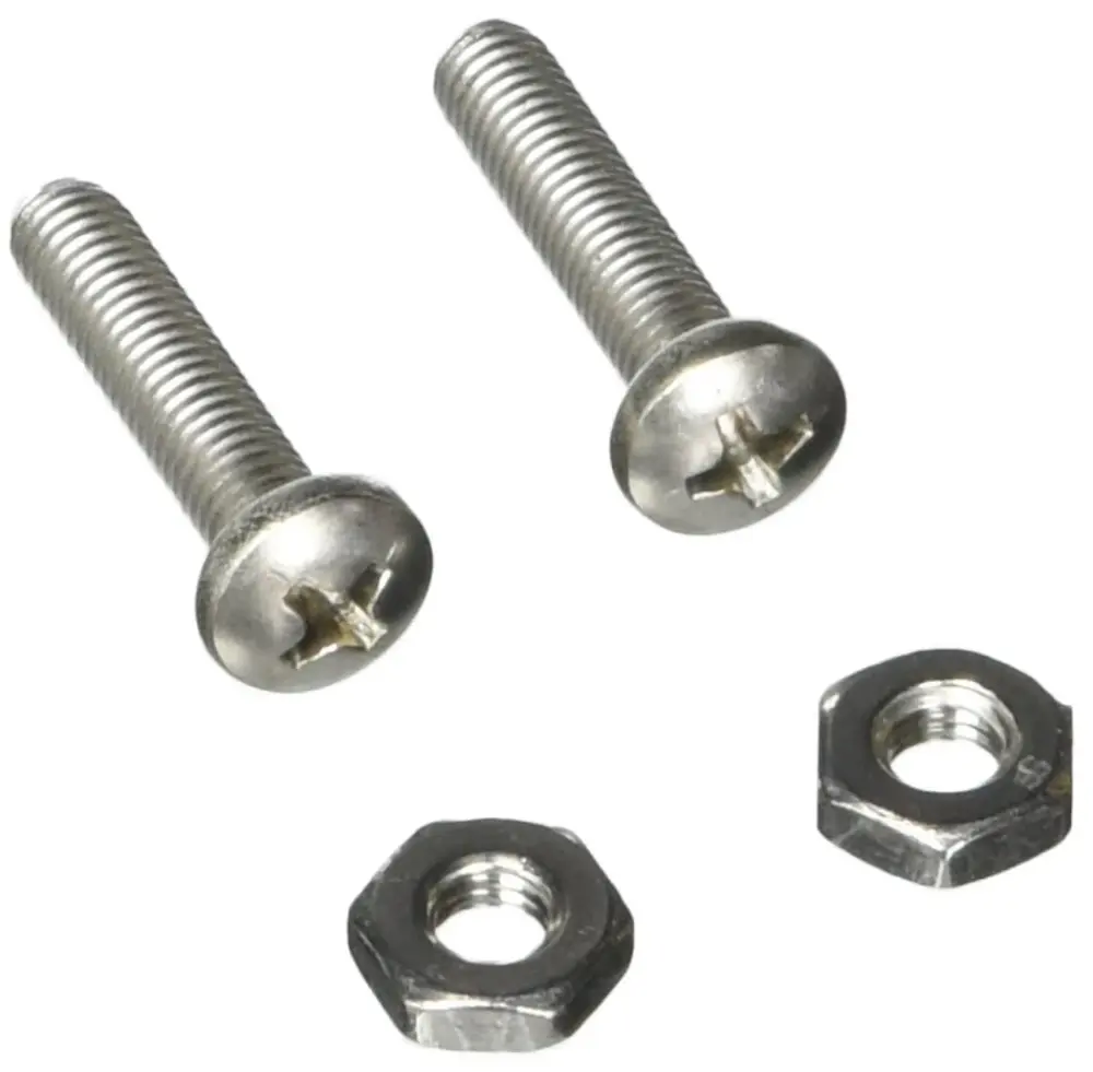 Zodiac C75 10-32-Thread 7/8-Inch Stainless Reinforced Pan Head Screw and Nut Replacement