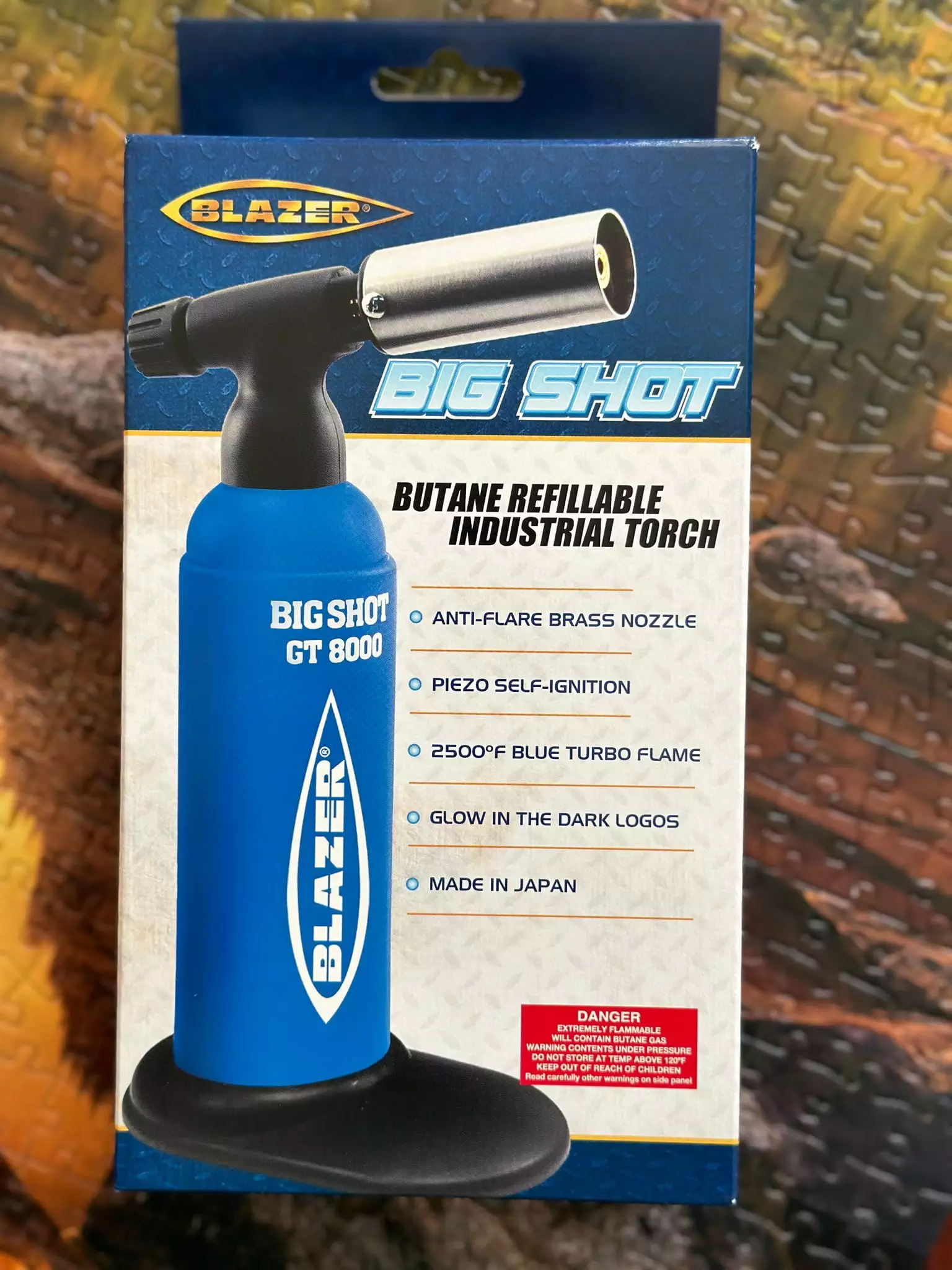 Blazer Limited Edition Blue Big Shot Butane Gas Torch GT8000 Blazer Products