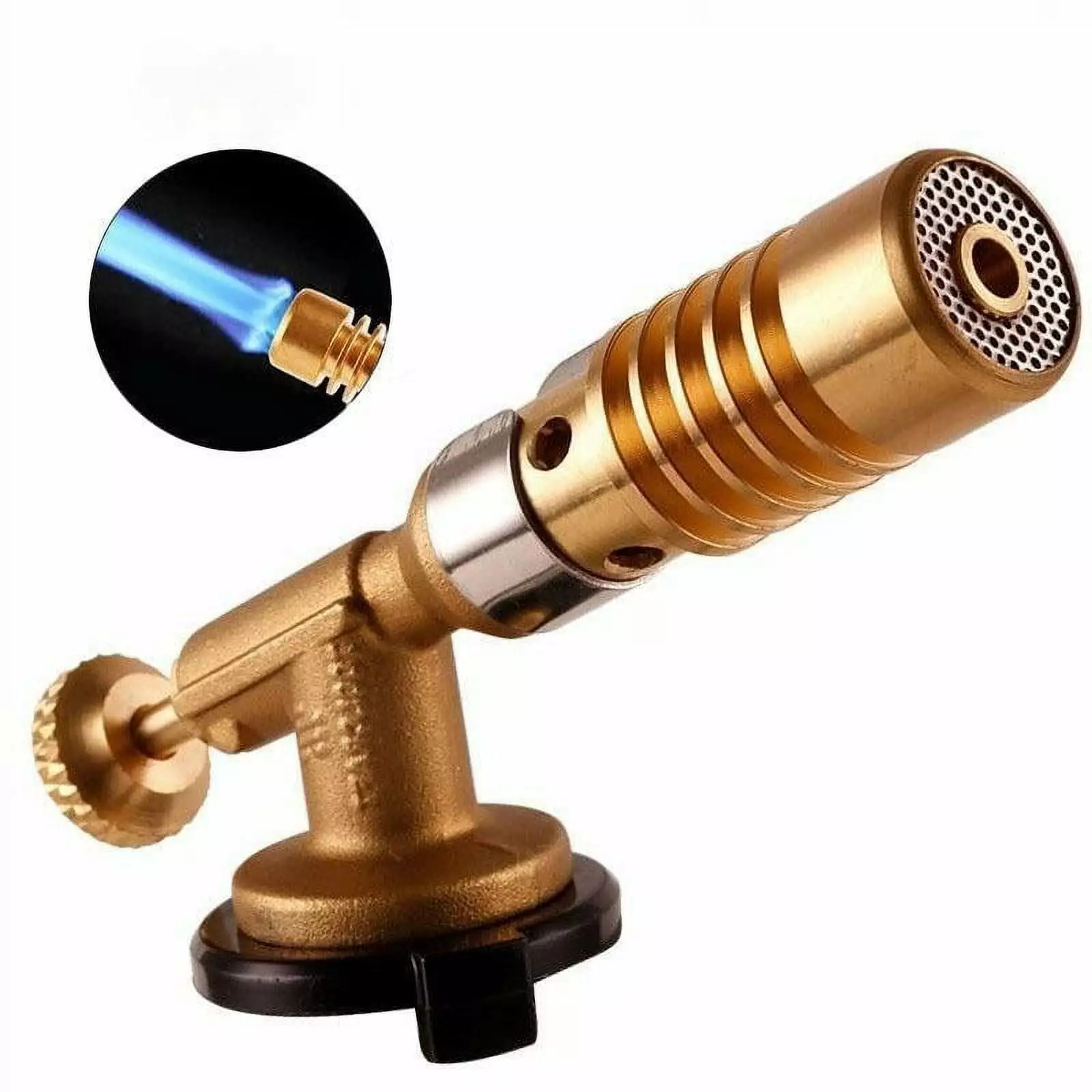 Travel-friendly Gas Torch Flame Gun Blowtorch Copper Flame Butane Gas-Burner Lighter LS