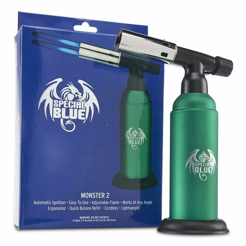 Special Blue Monster 2 Butane Torch High Power Heavy Duty Tasks
