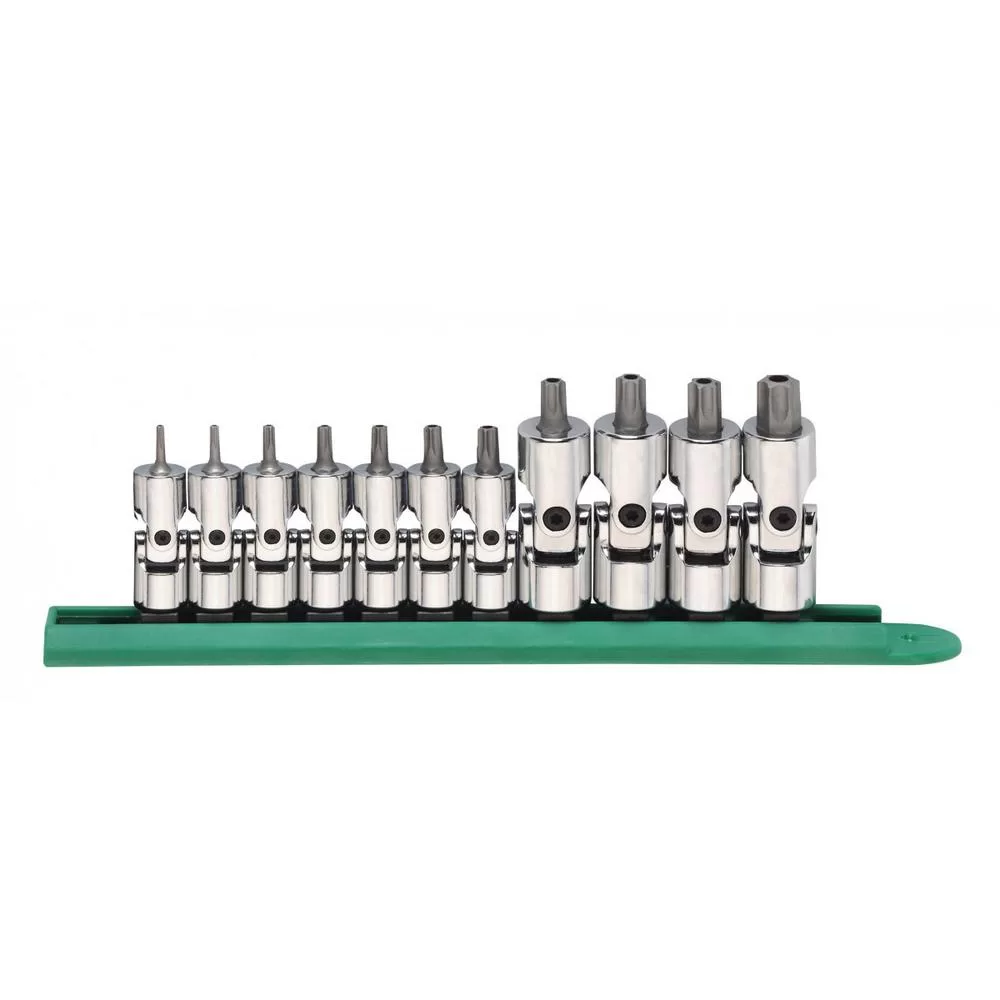 GEARWRENCH 1/4 . x 3/8 . Drive Universal Tamper Proof Torx Bit Socket Set (11-Piece) Security Fasteners