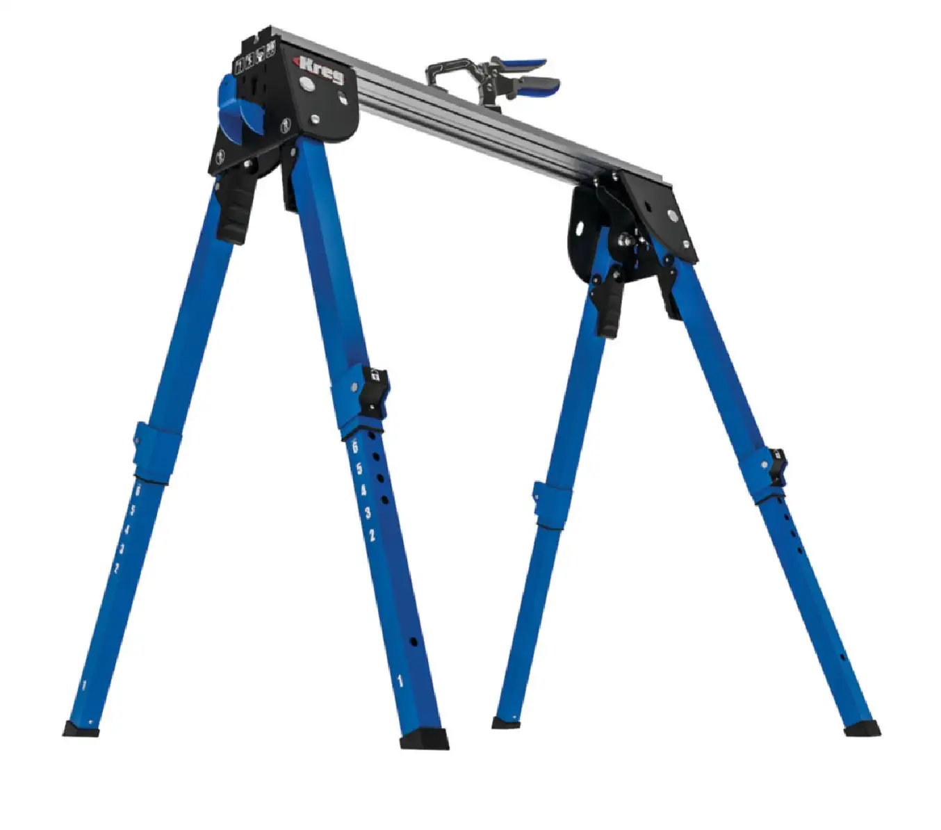 Kreg KWS500 Adjustable Track Horse Tool Aluminum Blue Woodworking