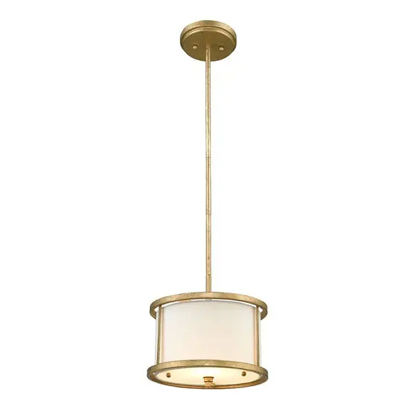Lemuria 1 Light Pendant Light - Distressed Gilded | Outlet