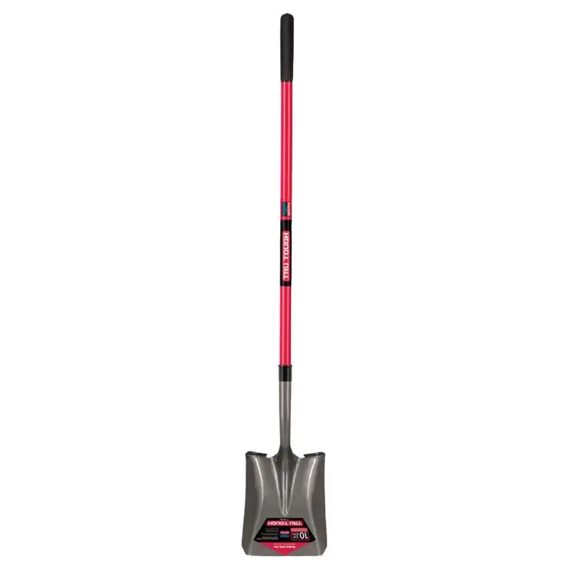 Truper Tru-Tough 57 Inch Steel Square Transfer Shovel Fiberglass Handle Pack 6
