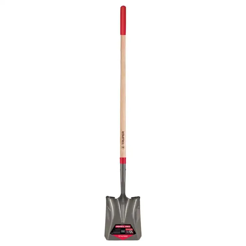 Truper Tru-Tough 58 Inch Steel Square Transfer Shovel Wood Handle Pack 6