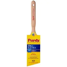 Pro-Extra Glide 2-1/2 Inch Angular Sash Trim Paint Brush Smooth Finish Purdy