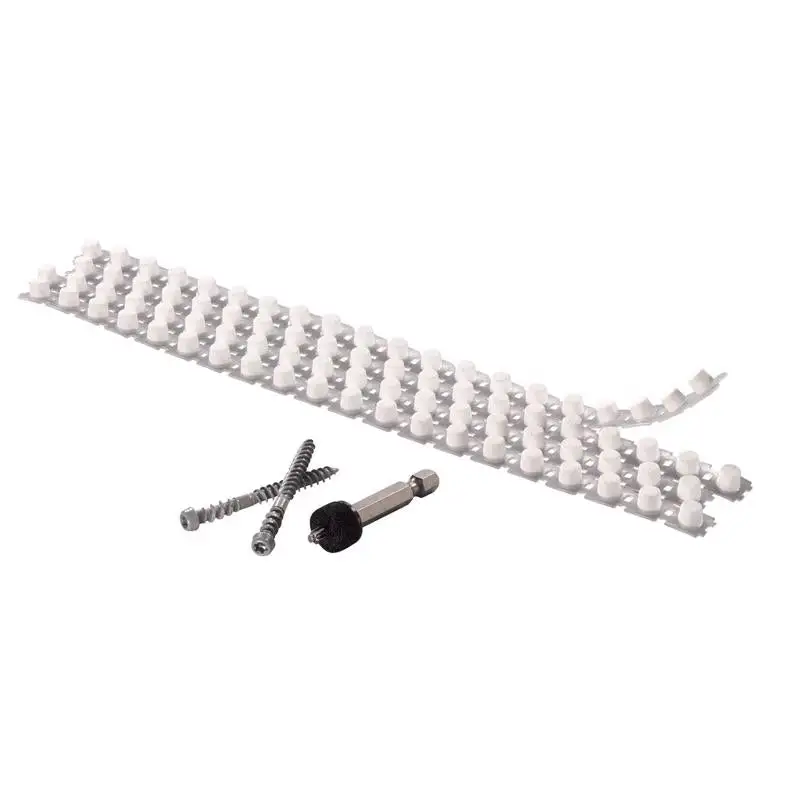 Kleer Cortex No. 7 Acre X 2 Inch L Hex Drive Hex Head Trim Screws Plugs 50 Pack