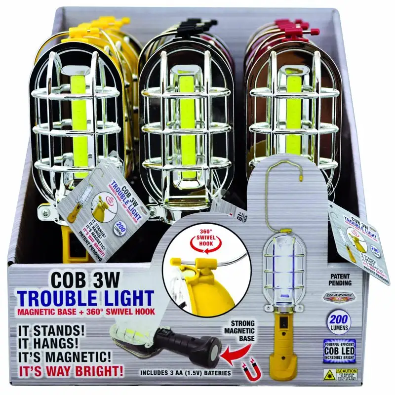 Shawshank Blazing LEDz 240 Lumen Assorted Trouble Light Pack 12