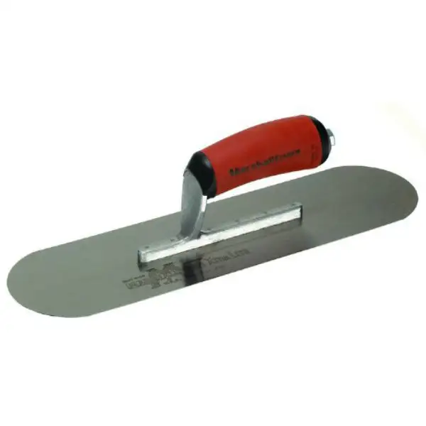 Marshalltown 13117 High Carbon Steel Pool Trowel DuraSoft Handle 16 x 4.5 Inch