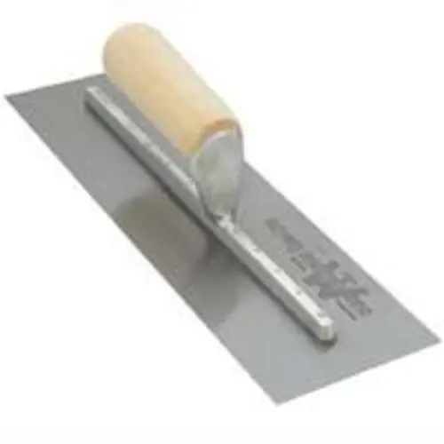 Marshalltown MX57 Finishing Trowel 14x3 Inches Straight Wood Handle