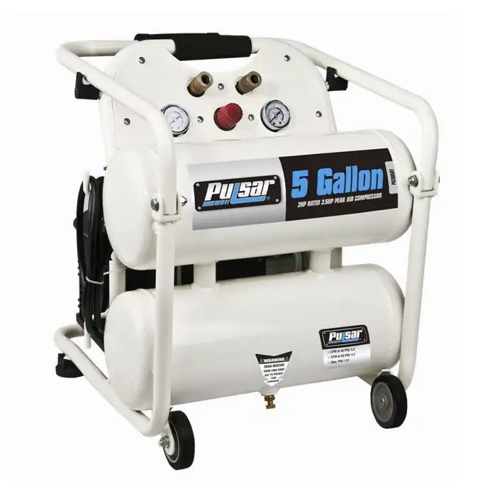 Pulsar PCE6050T Twin Tank Air Compressor 5 Gallon 3.5 HP