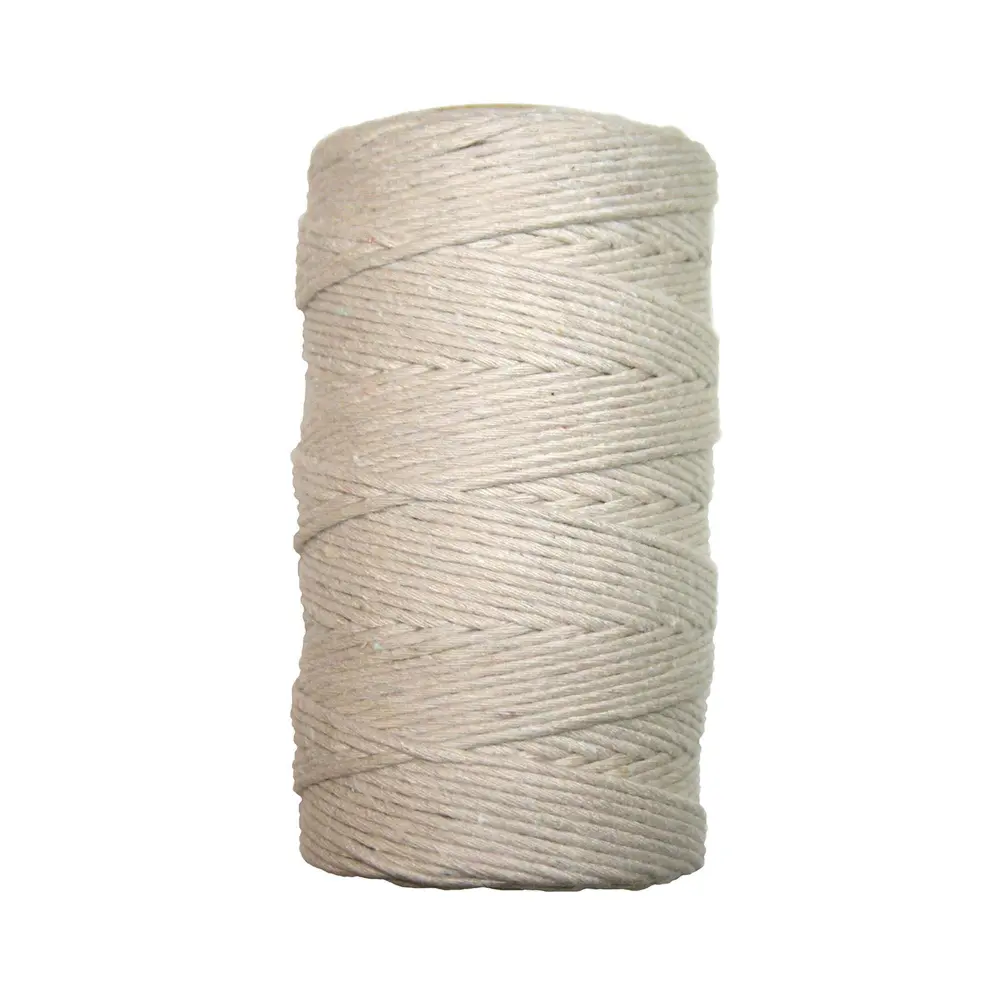 Butcher Twisted Cotton Twine, Medium and ivory - 420'
