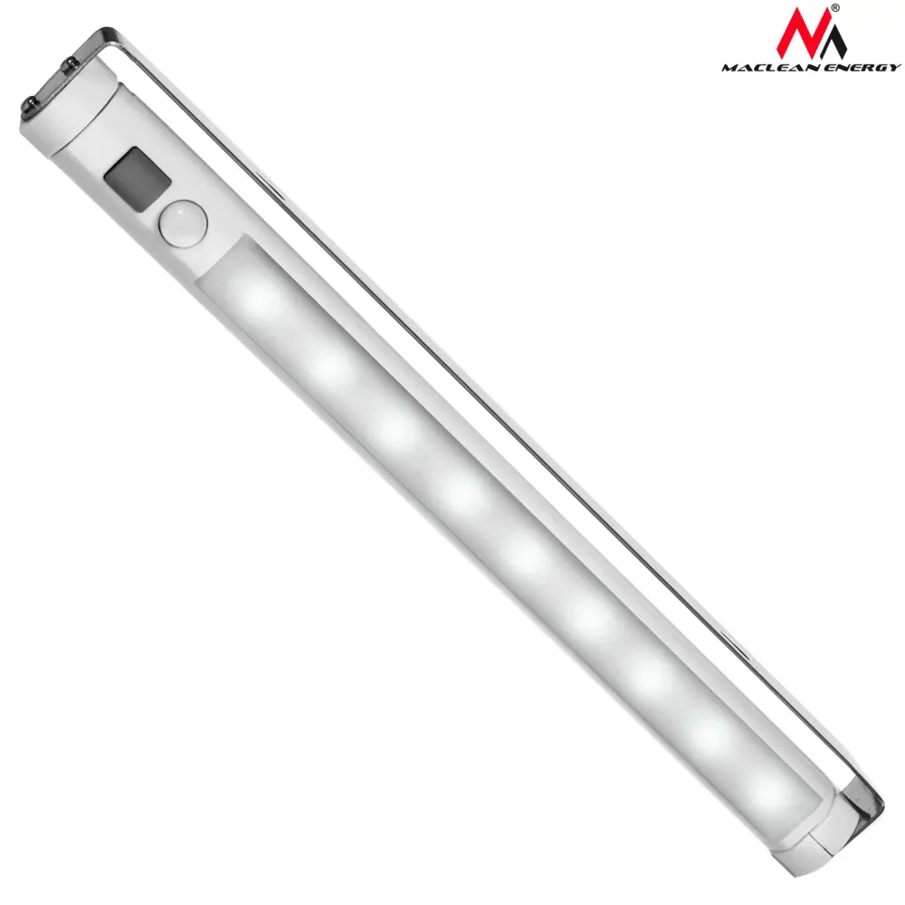 Maclean Energy MCE166 Under Shelf LED Light PIR Motion Sensor Battery Powered Cordless