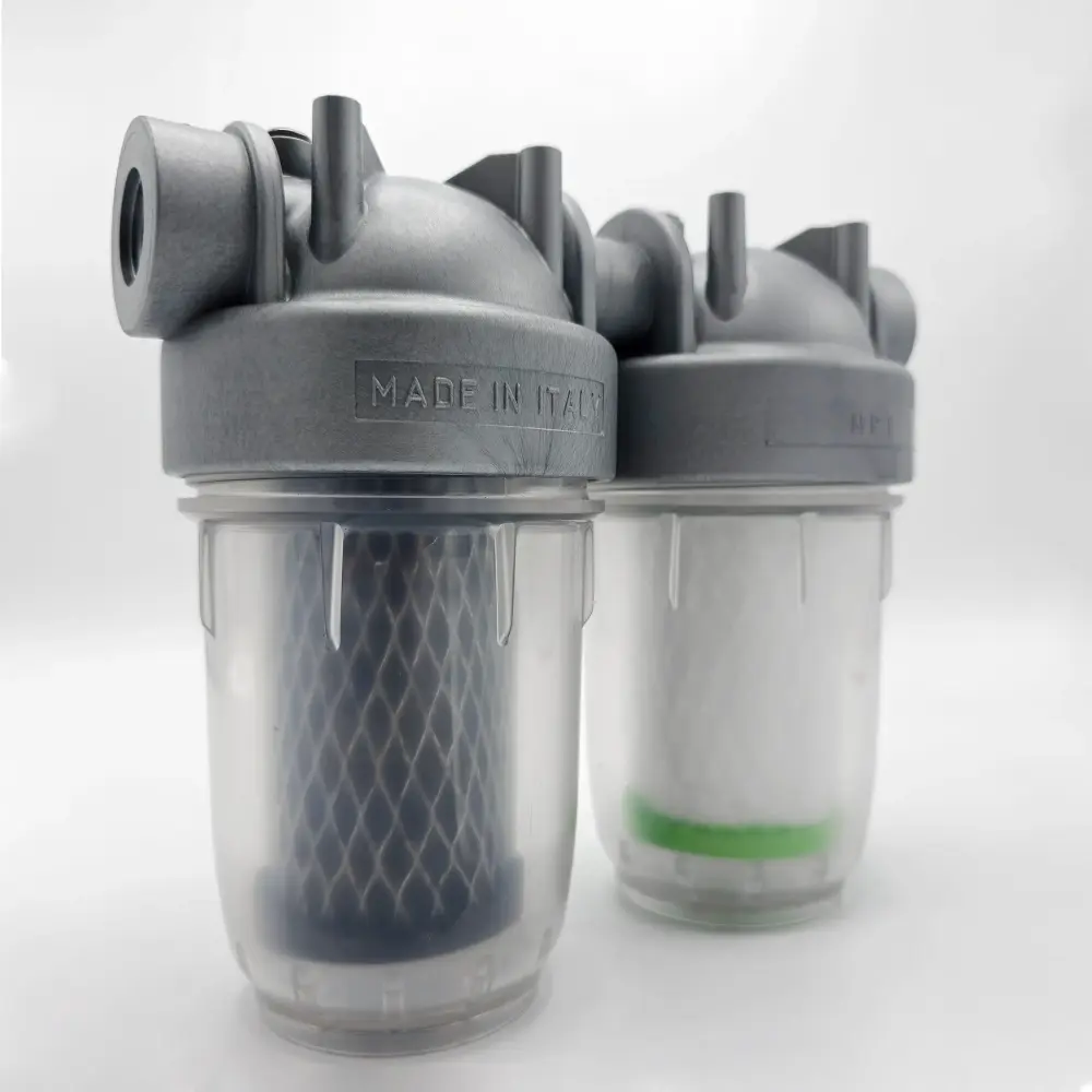 Compact 2 Stage Under Counter Water Filtration System MicroBan