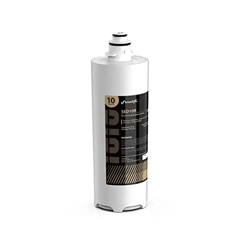 Frizzlife SED10R-HF Replacement Housing Kit SED10R Filter Cartridge Inside - DW10, DW10F, TW10 Under Sink Water Filter Sys...