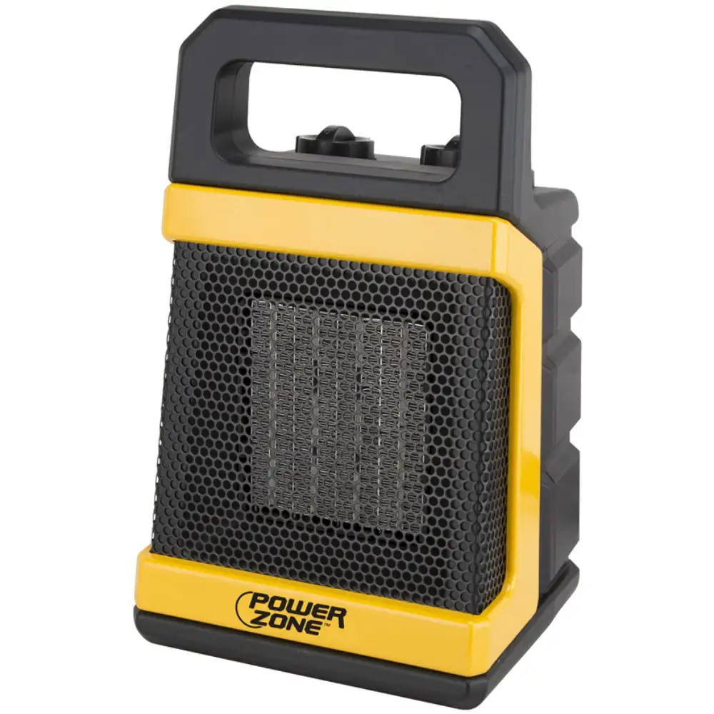 Power Zone UH-03 Electric Utility Heater Black 1500W