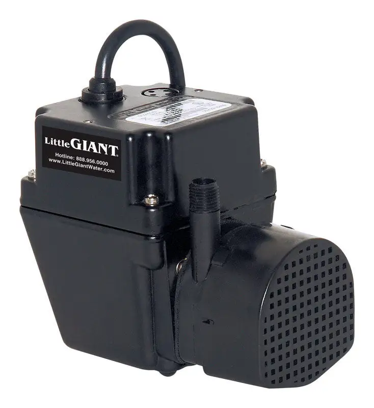 Little Giant 1/40 HP 300 GPH Aluminum Switchless Utility Pump Basement and Pool