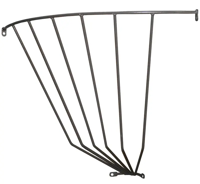 Behlen Country 76110907 Corner Hay Rack, Solid Steel, Slate, Powder-Coated