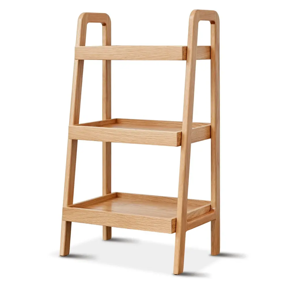 3 Tier Rack, Top-tier Storage Organizer - Natural (Heavy Duty Steel)