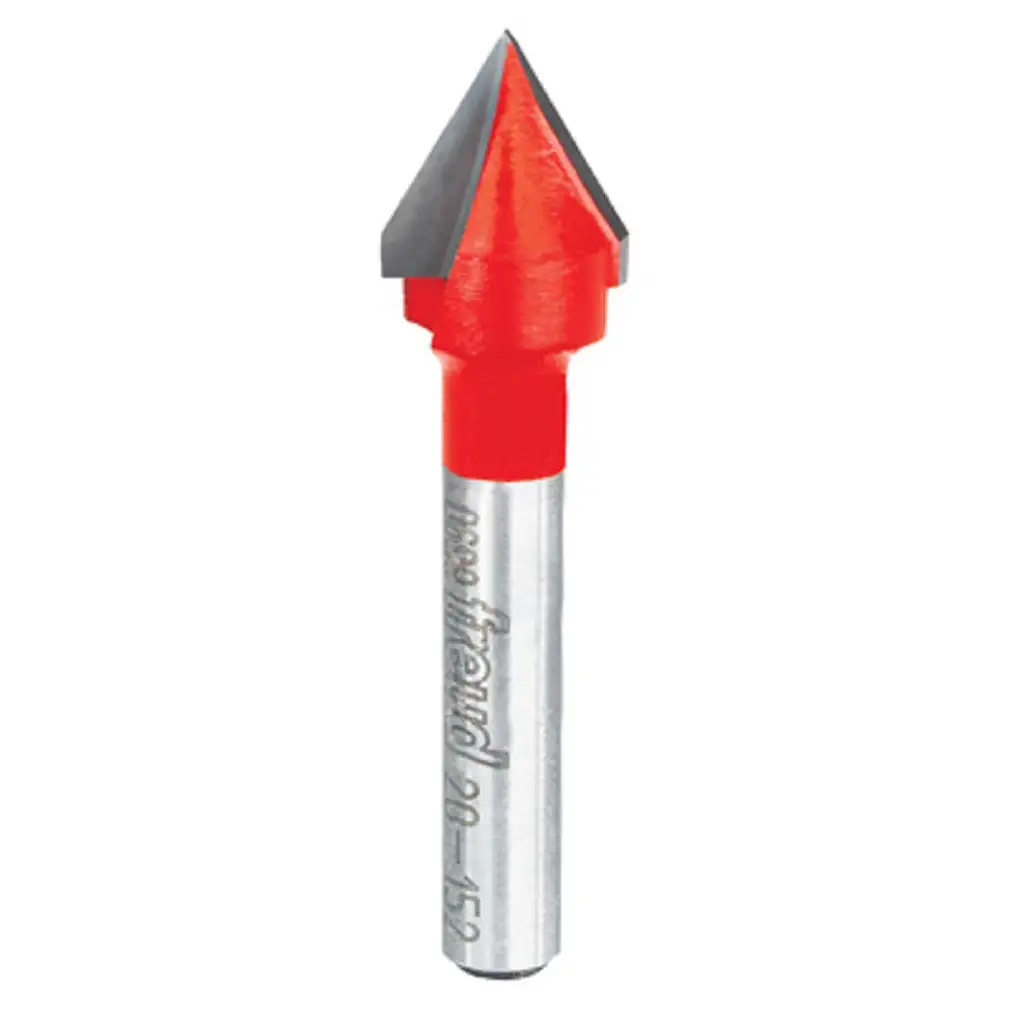Freud V Grooving Bit 1/2 Inch Precision Woodworking