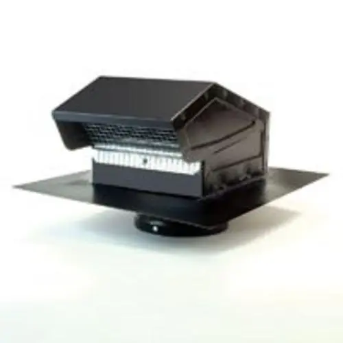 MasterFlow 12GNV4B Goose Neck Vent 4 Inch Black