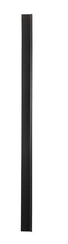 M-D 0.13 . H x 45 ft. L Prefinished Black Vinyl Wall Base Pack 18