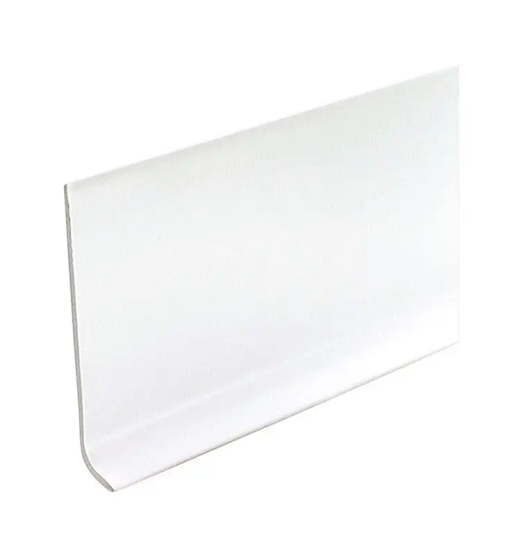 M-D 4 L Prefinished White Vinyl Wall Base Pack 18