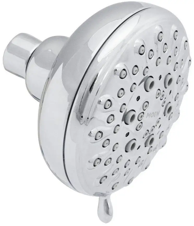 Moen 23045 Banbury 5-Spray Wallmount Showerhead Chrome Modern Bathrooms