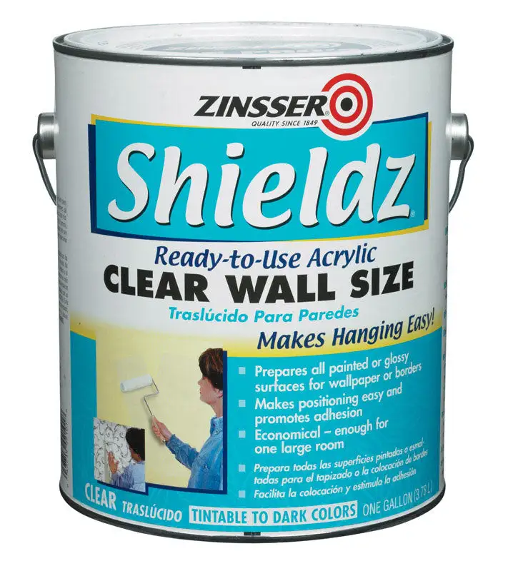 Zinsser Shieldz Clear Wall Size Clear Primer 1 Gallon Pack 4 Sealer