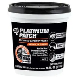 Platinum Patch Exterior Filler 16-oz High Performance Wall Repair Compound Dap