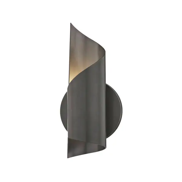 Flush Mount Evie 1 Light Wall Sconce - Retro Bronze