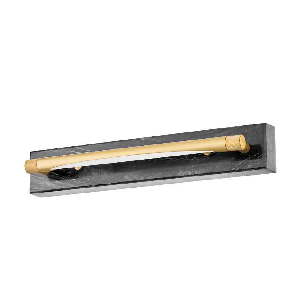 Hayden 1 Light Wall Sconce - Aged Brass