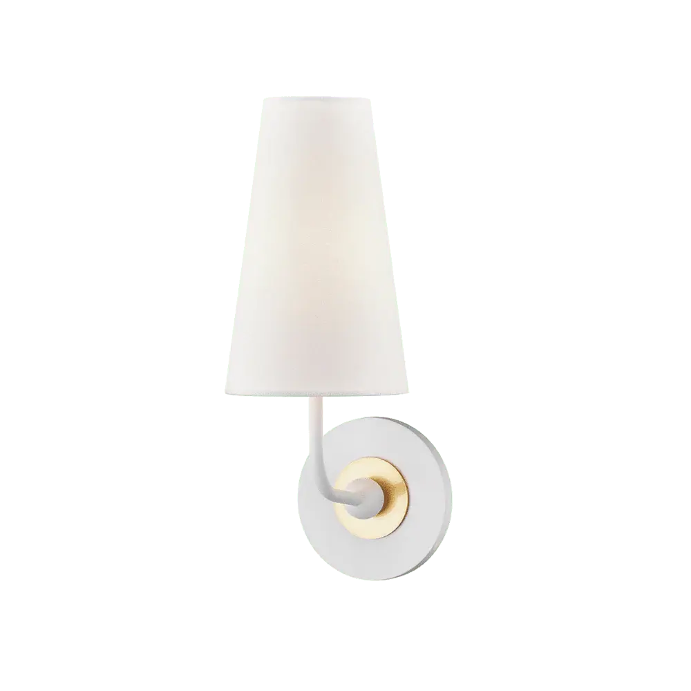 Merri Wall Sconce - Aged Warm alloy Clear Glass Shade