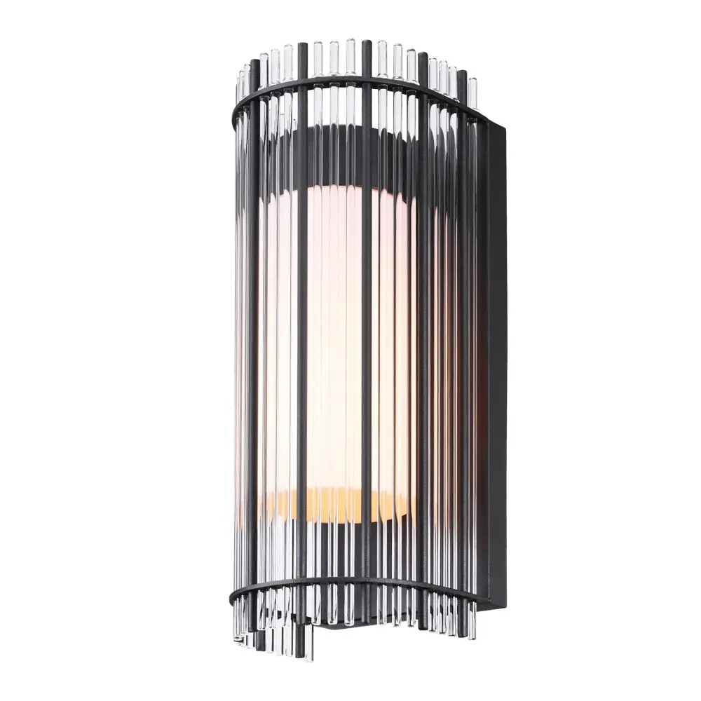 Modern Linear LinearArt™ Geometry LED Outdoor Wall Sconce - Lamp Ready
