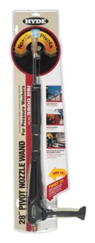 Hyde 28430 Pivot Nozzle Pressure Washer Wand 28 Inch