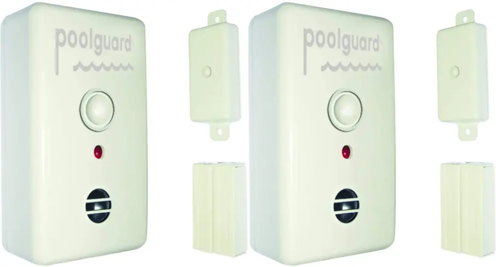 Voice Alert Poolguard DAPT-WT Immediate Pool Door Alarm,White Pack 2