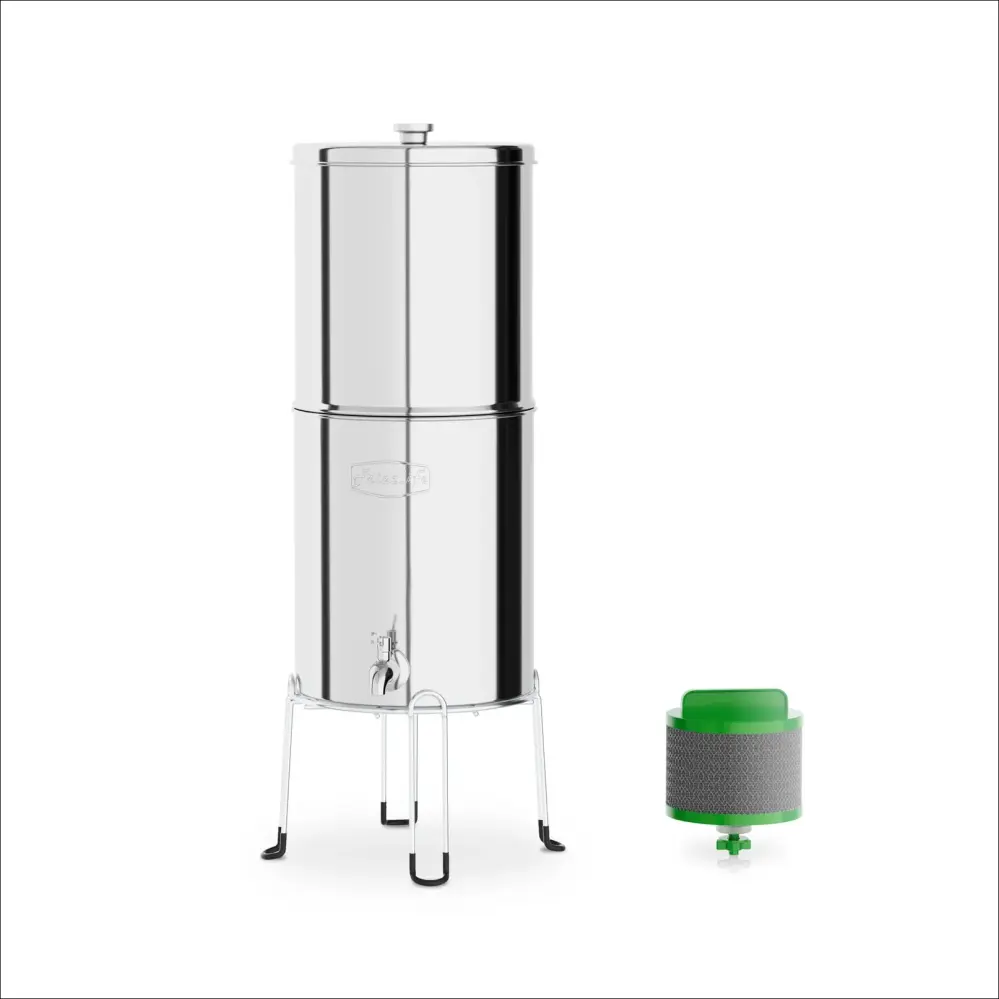 Frizzlife G210-PRO Gravity Water Filtration System, NSF Certified Element Reduces 99.9% Lead, Chlorine, Sturdy Metals, Bad...