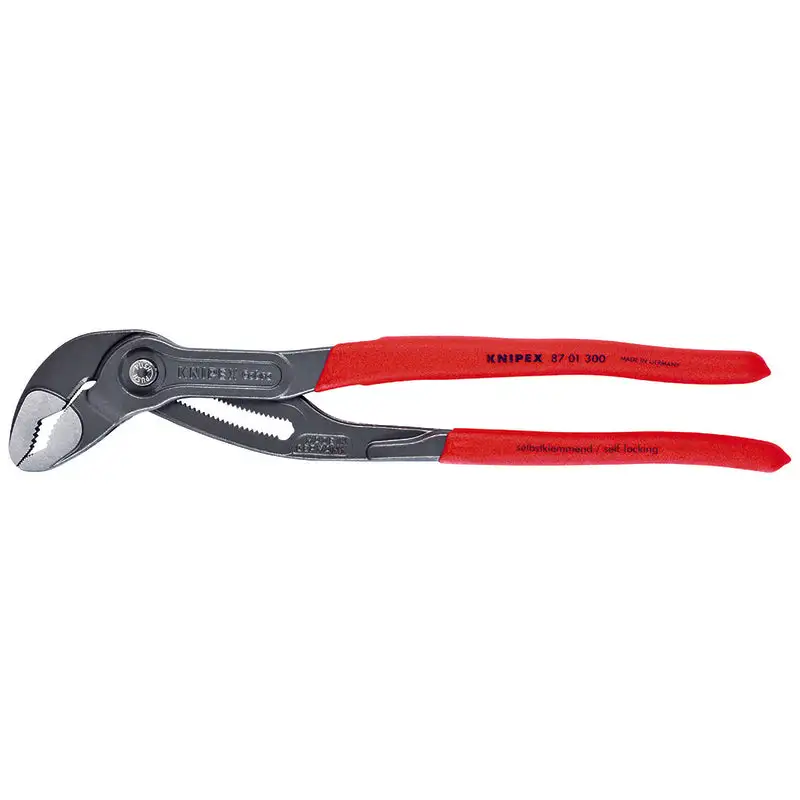 Knipex Cobra 12 Inch Chrome Vanadium Steel Water Pump Pliers Red