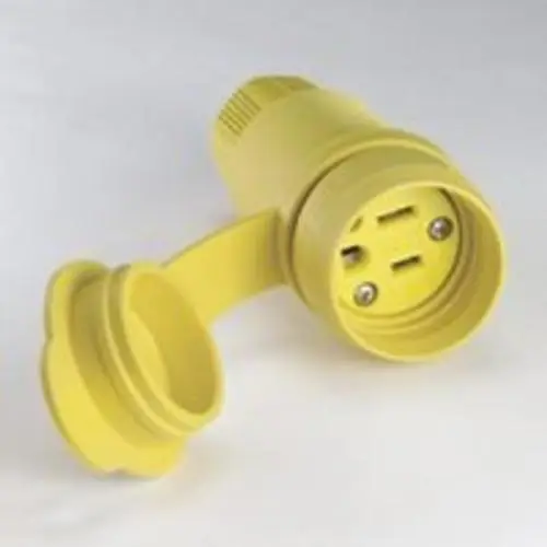 Coopr Wiring 15W47-K Grounded Watertight Connector Yellow